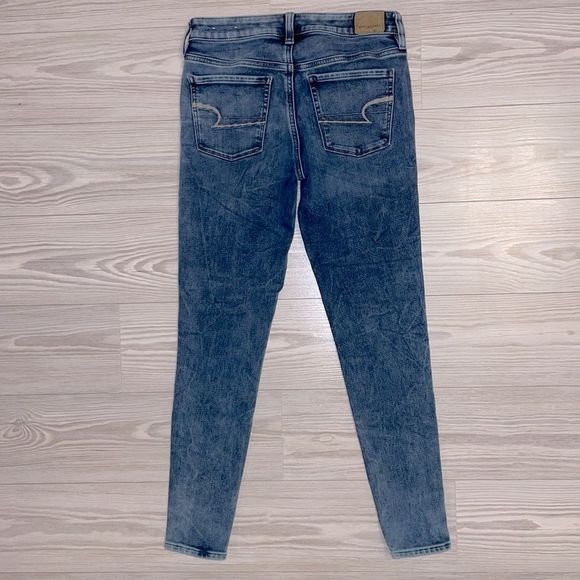 ⭐️ American Eagle High Rise Jeggings Super Stretch Size 4 Regular ⭐️ - Picture 5 of 9